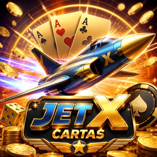 Jato do JetX decolando com curva de multiplicador subindo na tela