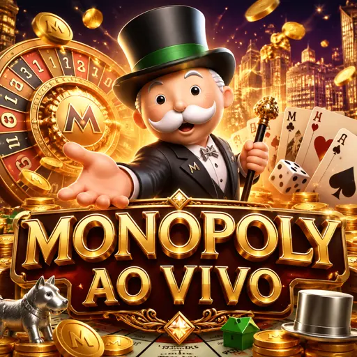 Mesa do Monopoly Live com roda bônus